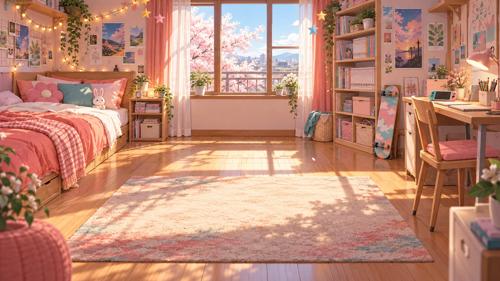 Akari’s illustrated room