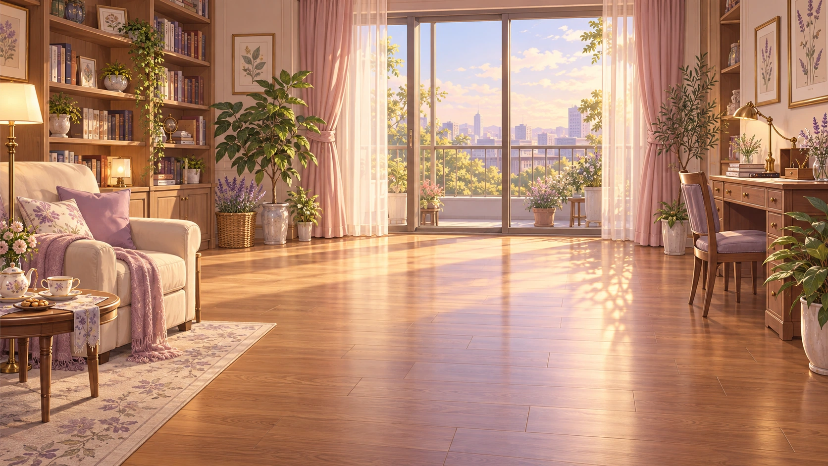 Yuki’s room in the day